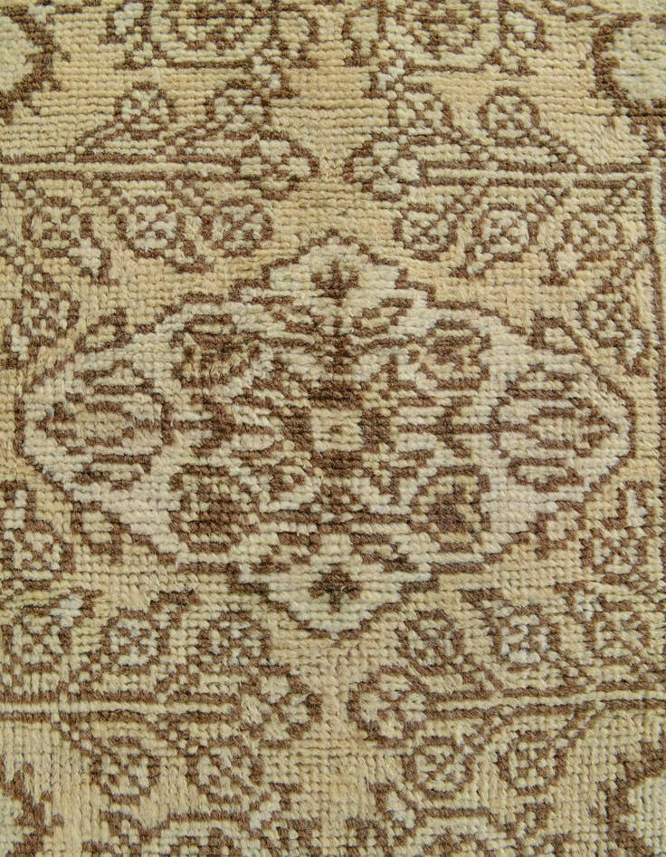 Detail image of 2' 10 x 9' 8 Hand Knotted Oushak Wool Runner Rug