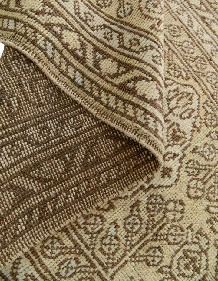 2' 10 x 9' 8 Hand Knotted Oushak Wool Runner Rug