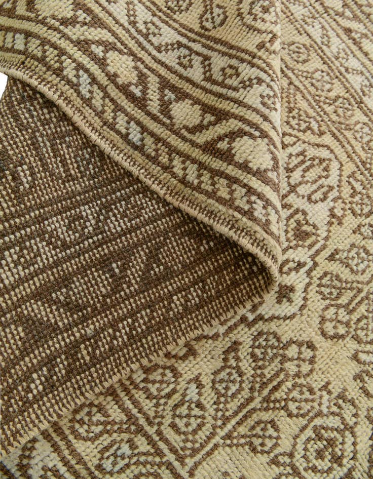 Detail image of 2' 10 x 9' 8  Hand Knotted Oushak Wool Runner Rug