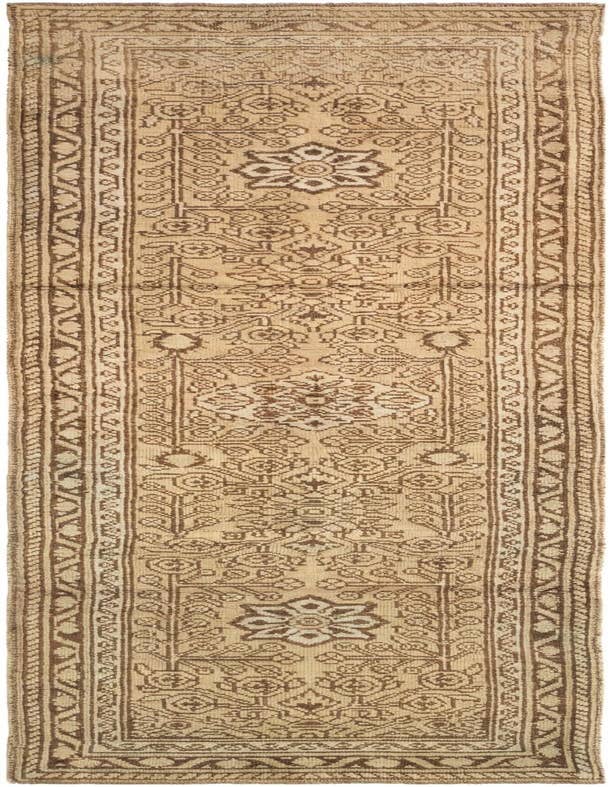 Detail image of 2' 10 x 9' 8 Hand Knotted Oushak Wool Runner Rug