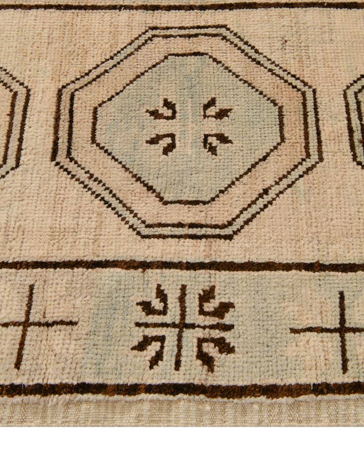 Detail image of 2' 9 x 10' 5  Hand Knotted Oushak Wool Runner Rug