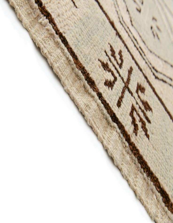 Detail image of 2' 9 x 10' 5  Hand Knotted Oushak Wool Runner Rug