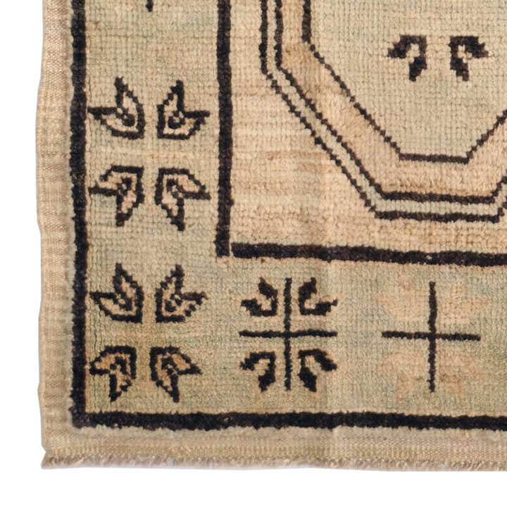 2' 9 x 10' 5 Hand Knotted Oushak Wool Runner Rug