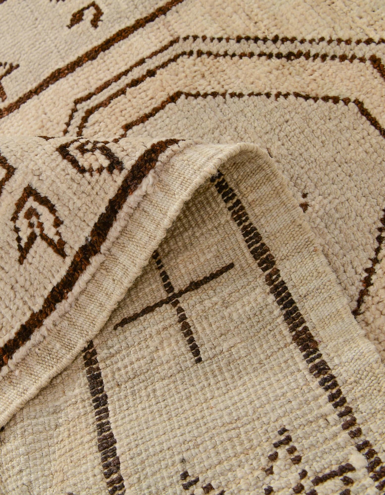 2' 9 x 10' 5 Hand Knotted Oushak Wool Runner Rug
