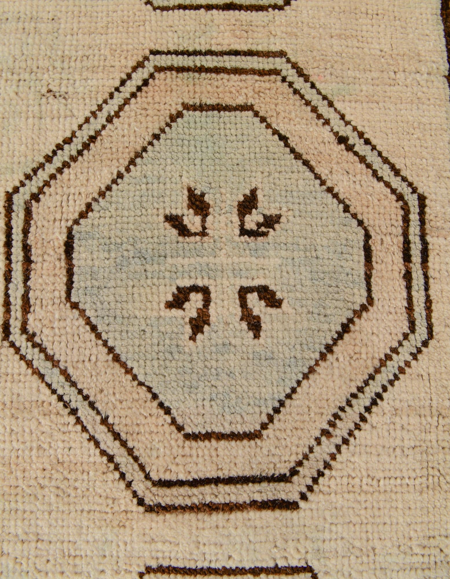 2' 9 x 10' 5 Hand Knotted Oushak Wool Runner Rug