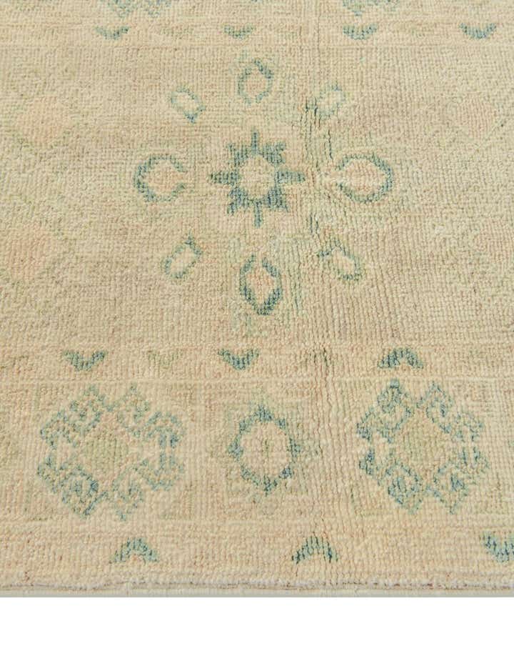 2' 1 x 6' 2 Hand Knotted Oushak Wool Runner Rug