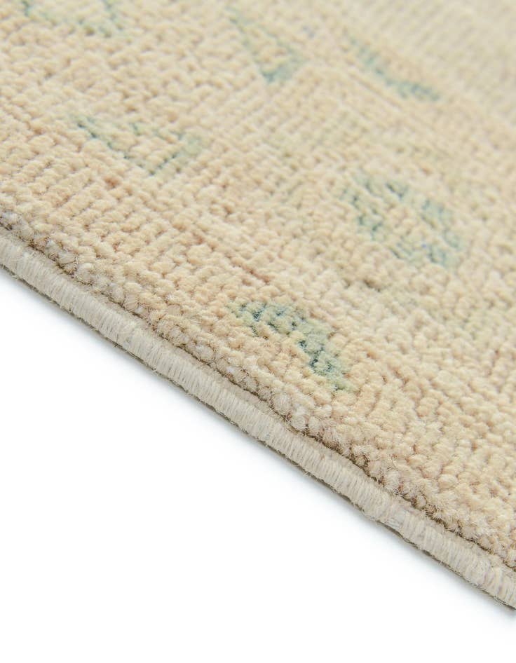 Detail image of 2' 1 x 6' 2  Hand Knotted Oushak Wool Runner Rug