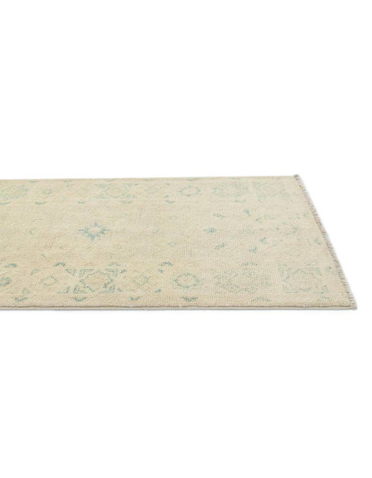 Detail image of 2' 1 x 6' 2 Hand Knotted Oushak Wool Runner Rug
