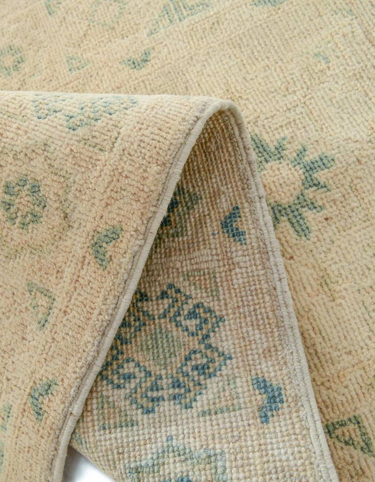 Detail image of 2' 1 x 6' 2 Hand Knotted Oushak Wool Runner Rug