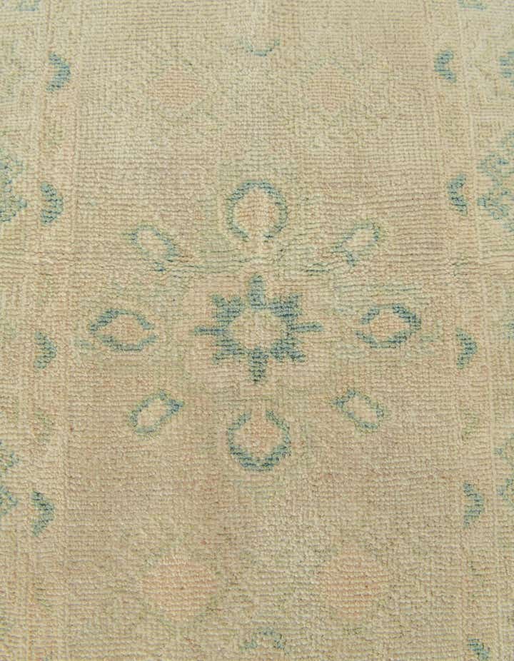 2' 1 x 6' 2 Hand Knotted Oushak Wool Runner Rug