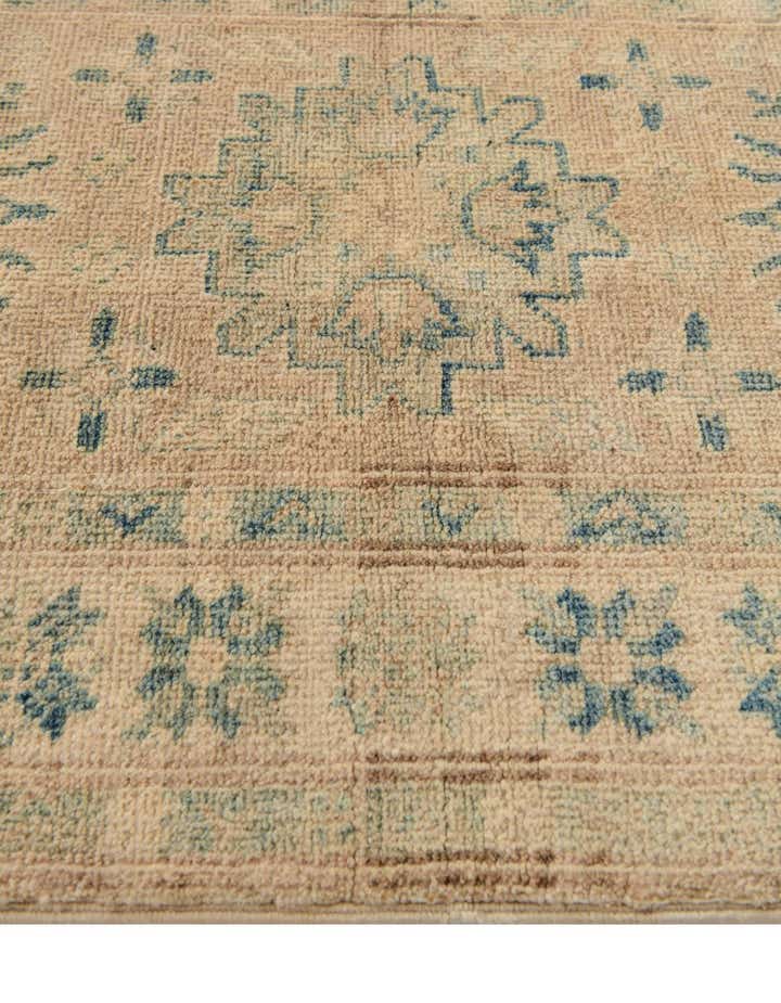 2' 1 x 5' 11 Hand Knotted Oushak Wool Runner Rug