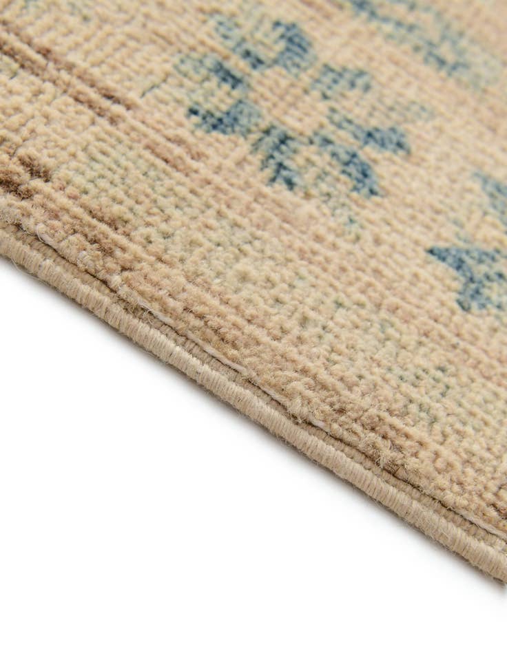 Detail image of 2' 1 x 5' 11  Hand Knotted Oushak Wool Runner Rug