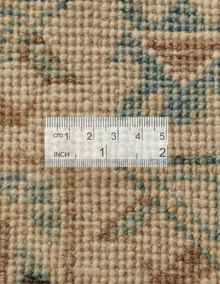 Detail image of 2' 9 x 6' 3  Hand Knotted Oushak Wool Runner Rug