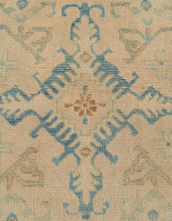 2' 9 x 6' 3 Hand Knotted Oushak Wool Runner Rug