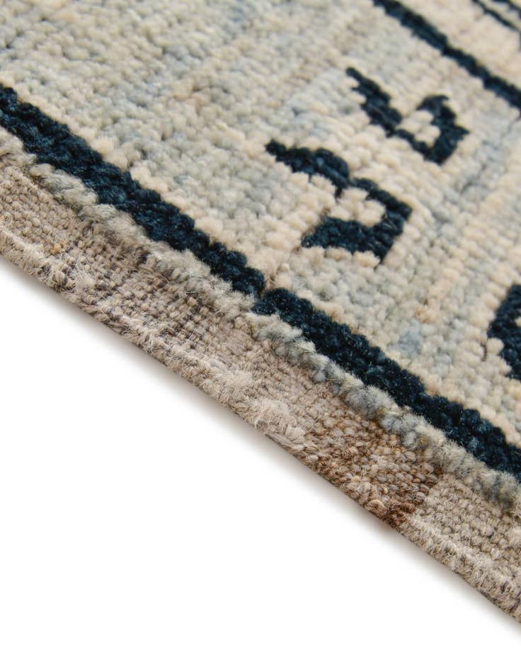 Detail image of 2' 9 x 10' 6  Hand Knotted Oushak Wool Runner Rug