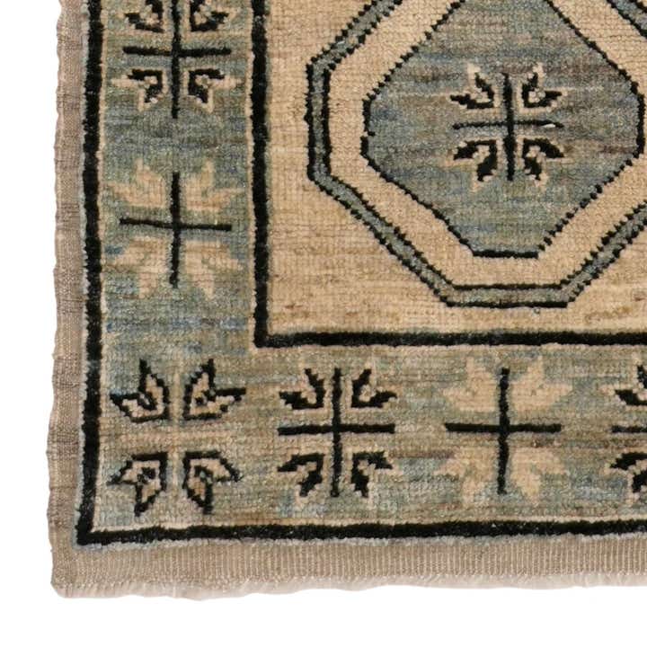 2' 9 x 10' 6 Hand Knotted Oushak Wool Runner Rug