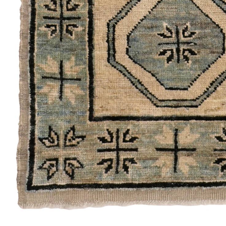 Detail image of 2' 9 x 10' 6 Hand Knotted Oushak Wool Runner Rug