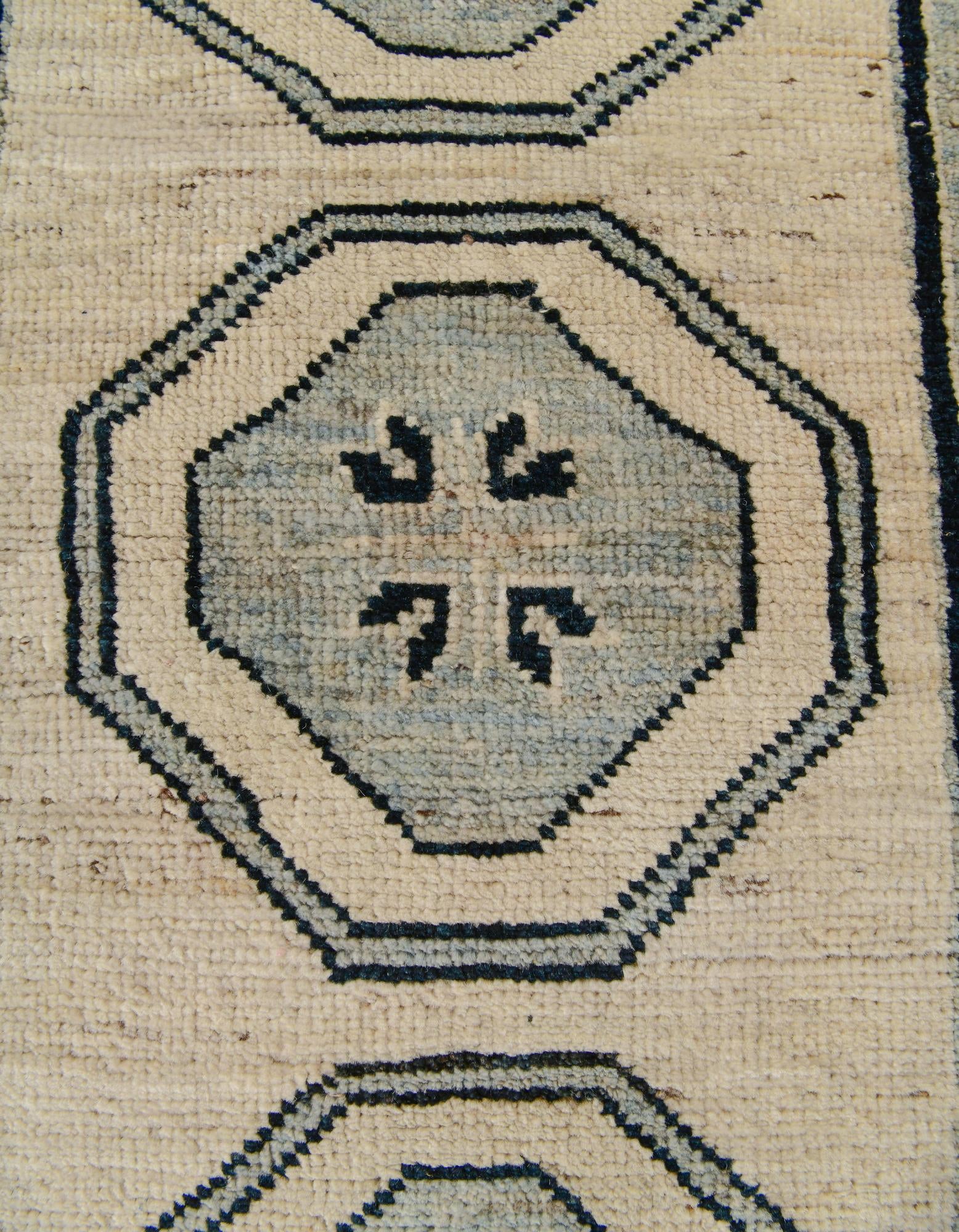 2' 9 x 10' 6 Hand Knotted Oushak Wool Runner Rug