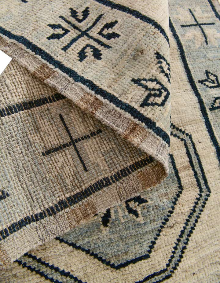 2' 9 x 10' 6 Hand Knotted Oushak Wool Runner Rug