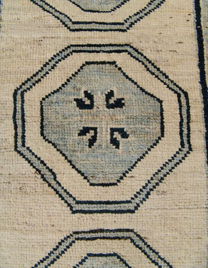 2' 9 x 10' 6 Hand Knotted Oushak Wool Runner Rug