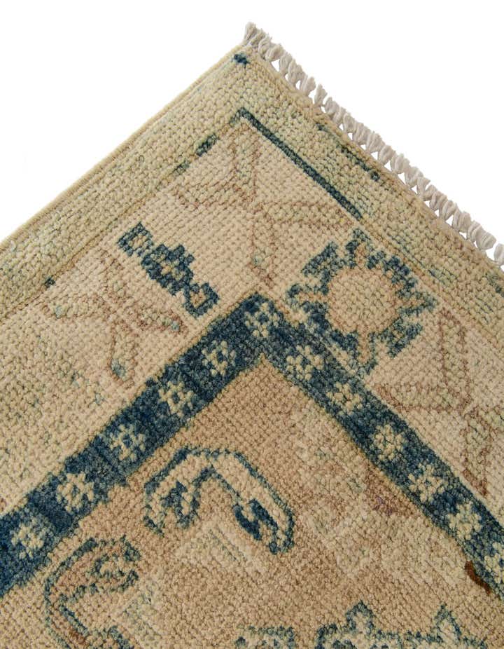 2' 7 x 9' 8 Hand Knotted Oushak Wool Runner Rug