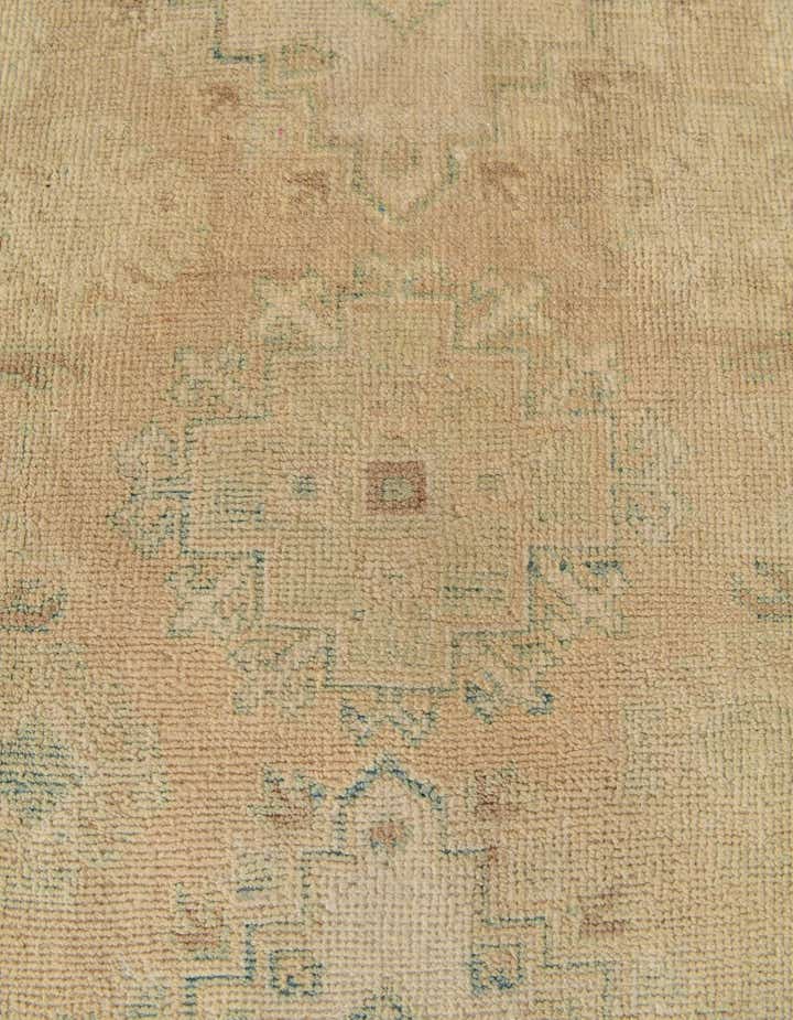 2' 7 x 9' 8 Hand Knotted Oushak Wool Runner Rug