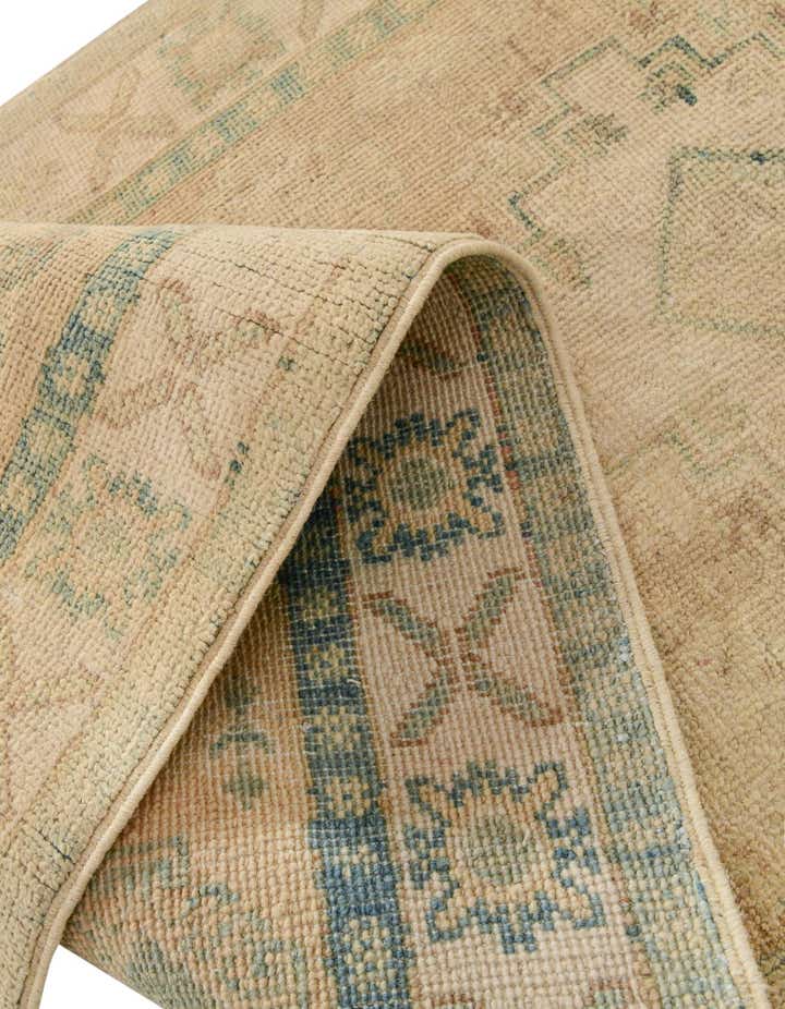 2' 7 x 9' 8 Hand Knotted Oushak Wool Runner Rug