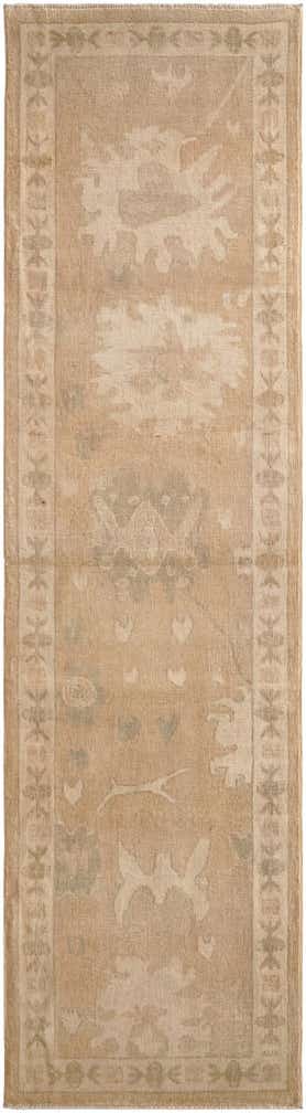 2' 8 x 10' Hand Knotted Oushak Wool Runner Rug