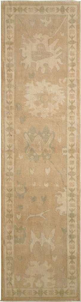 2' 8 x 10' Hand Knotted Oushak Wool Runner Rug