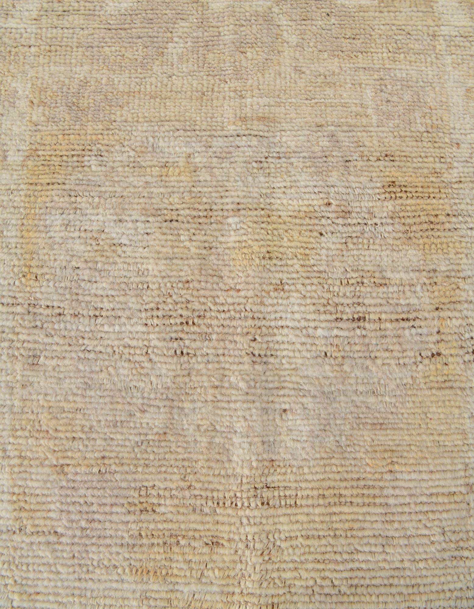 2' 9 x 10' 11 Hand Knotted Oushak Wool Runner Rug
