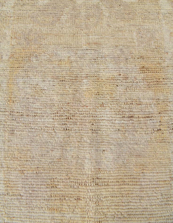 Detail image of 2' 9 x 10' 11  Hand Knotted Oushak Wool Runner Rug