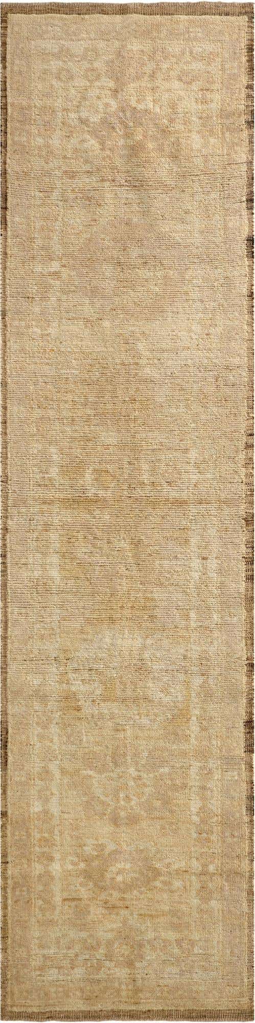 2' 9 x 10' 11 Hand Knotted Oushak Wool Runner Rug