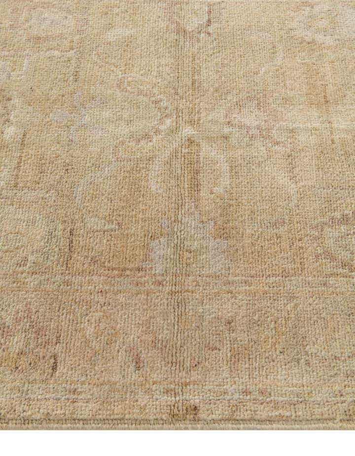 2' 11 x 9' 9 Hand Knotted Oushak Wool Runner Rug
