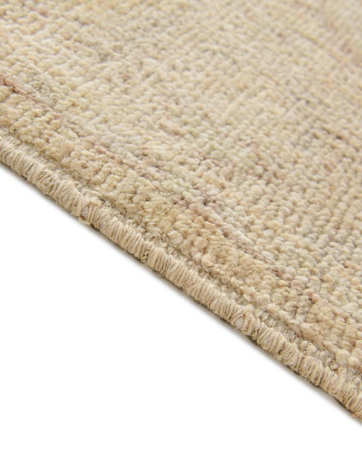 Detail image of 2' 11 x 9' 9 Hand Knotted Oushak Wool Runner Rug