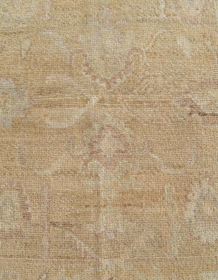 2' 11 x 9' 9 Hand Knotted Oushak Wool Runner Rug