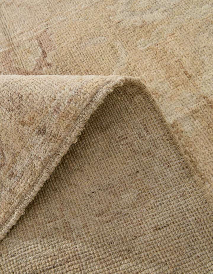 2' 11 x 9' 9 Hand Knotted Oushak Wool Runner Rug