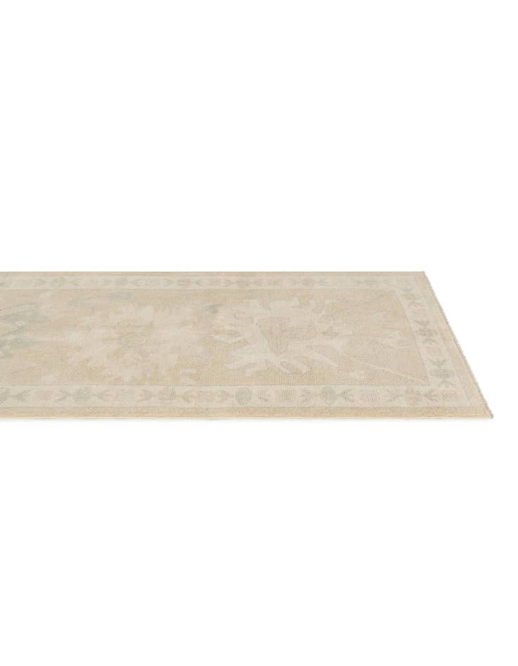Detail image of 2' 9 x 10' Hand Knotted Oushak Wool Runner Rug