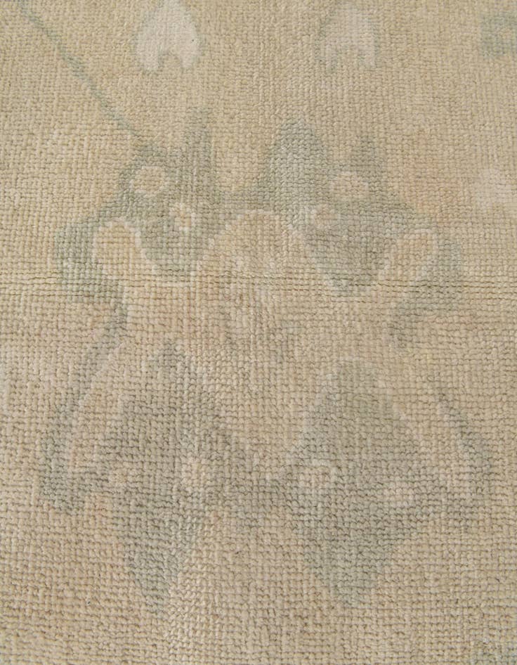 Detail image of 2' 9 x 10'  Hand Knotted Oushak Wool Runner Rug