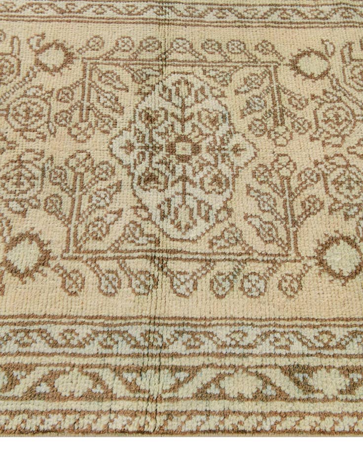 Detail image of 2' 9 x 9' 5  Hand Knotted Oushak Wool Runner Rug