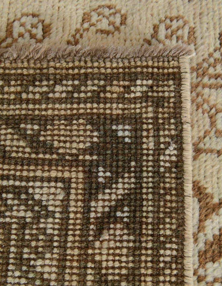 Detail image of 2' 9 x 9' 5 Hand Knotted Oushak Wool Runner Rug