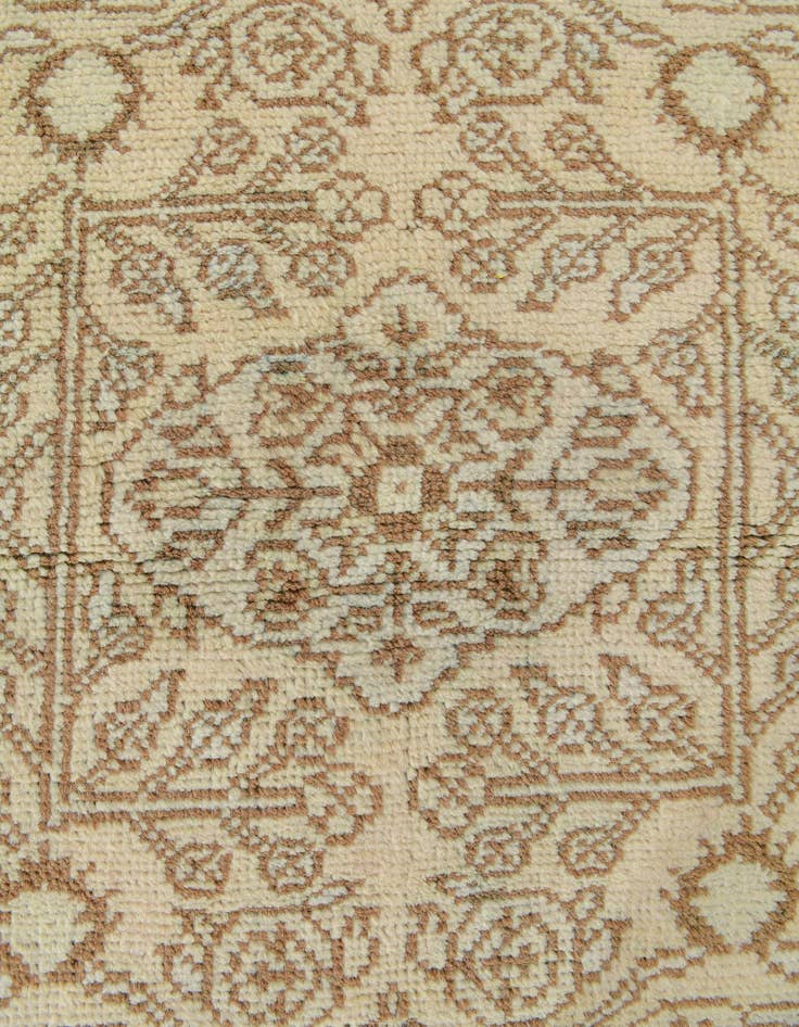 Detail image of 2' 9 x 9' 5  Hand Knotted Oushak Wool Runner Rug