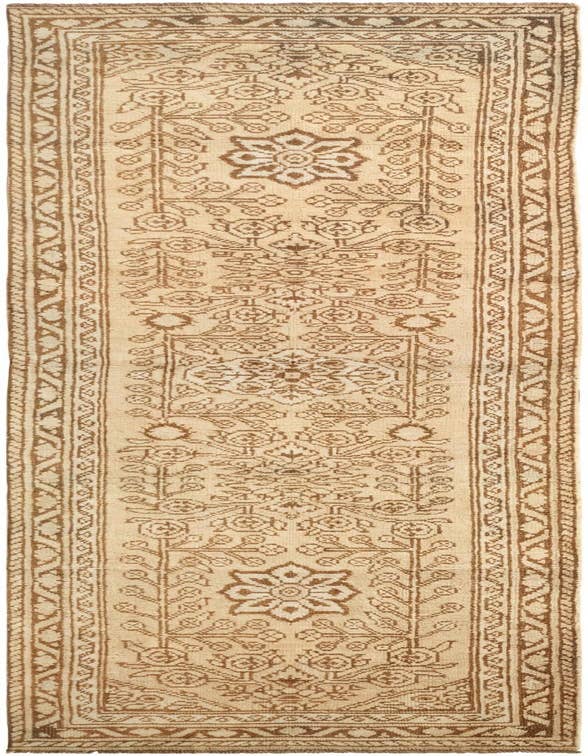 Detail image of 2' 9 x 9' 5 Hand Knotted Oushak Wool Runner Rug