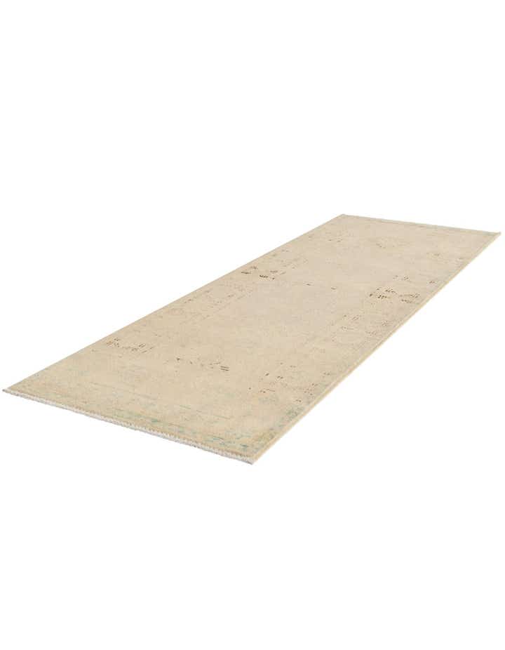 2' 11 x 5' 10 Hand Knotted Oushak Wool Runner Rug