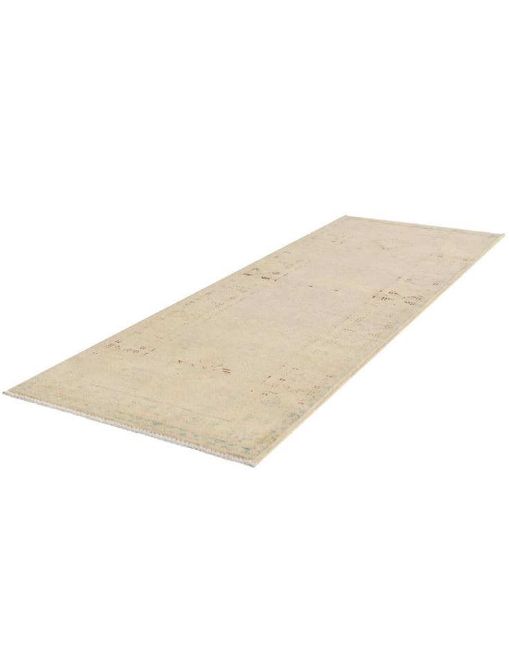 Detail image of 2' 11 x 5' 10 Hand Knotted Oushak Wool Runner Rug
