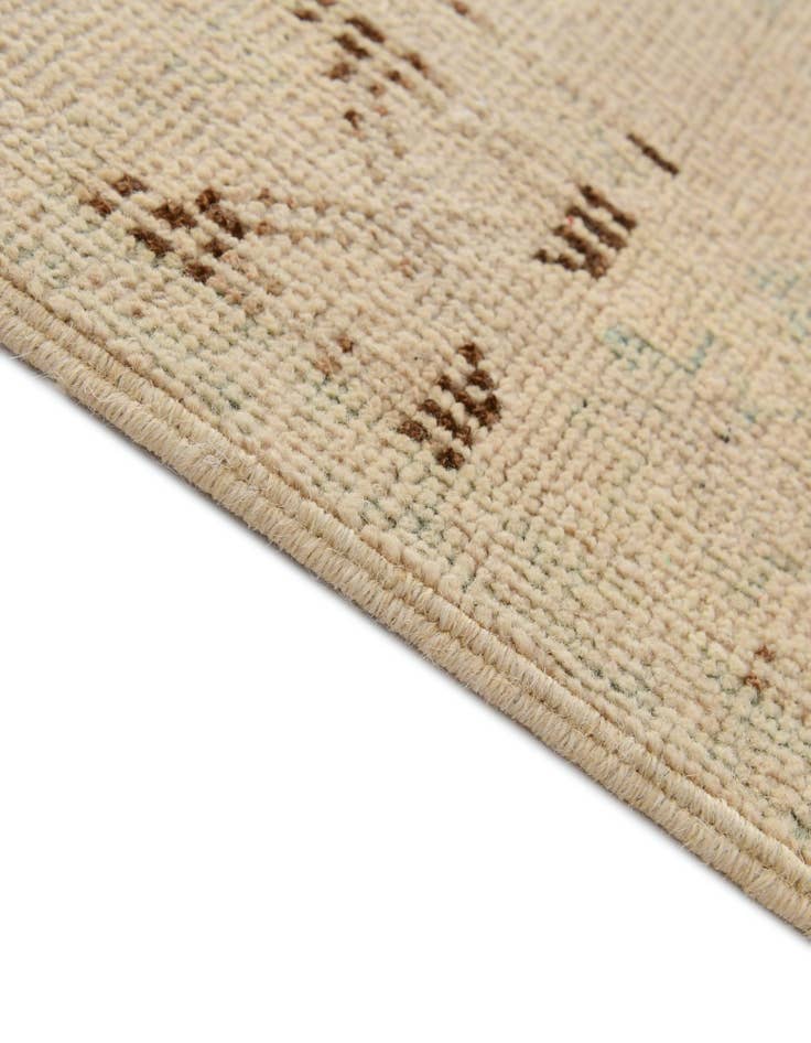 Detail image of 2' 11 x 5' 10  Hand Knotted Oushak Wool Runner Rug