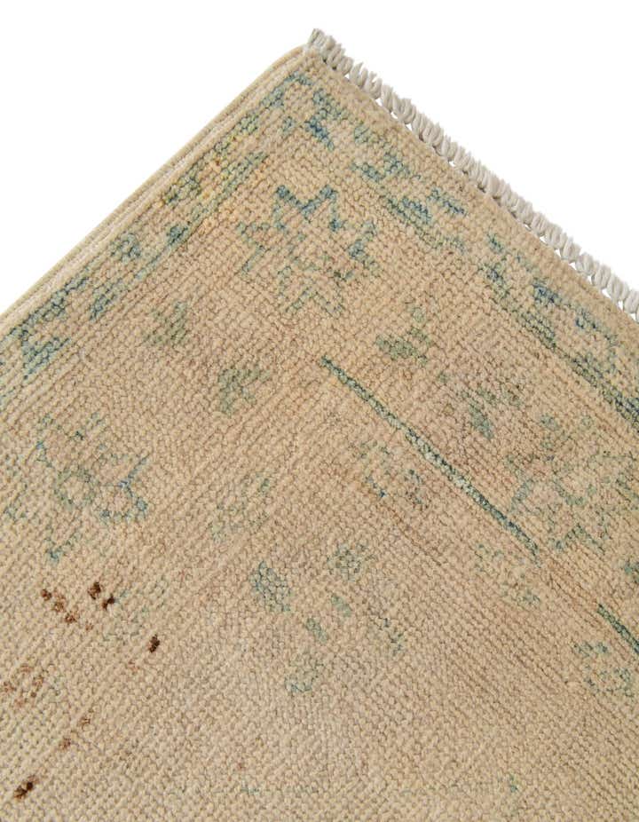 2' 11 x 5' 10 Hand Knotted Oushak Wool Runner Rug