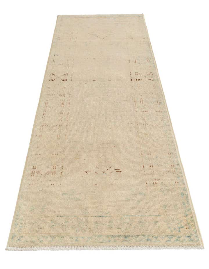 2' 11 x 5' 10 Hand Knotted Oushak Wool Runner Rug