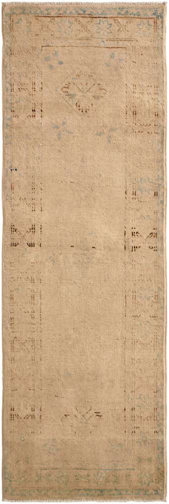 2' 11 x 5' 10 Hand Knotted Oushak Wool Runner Rug