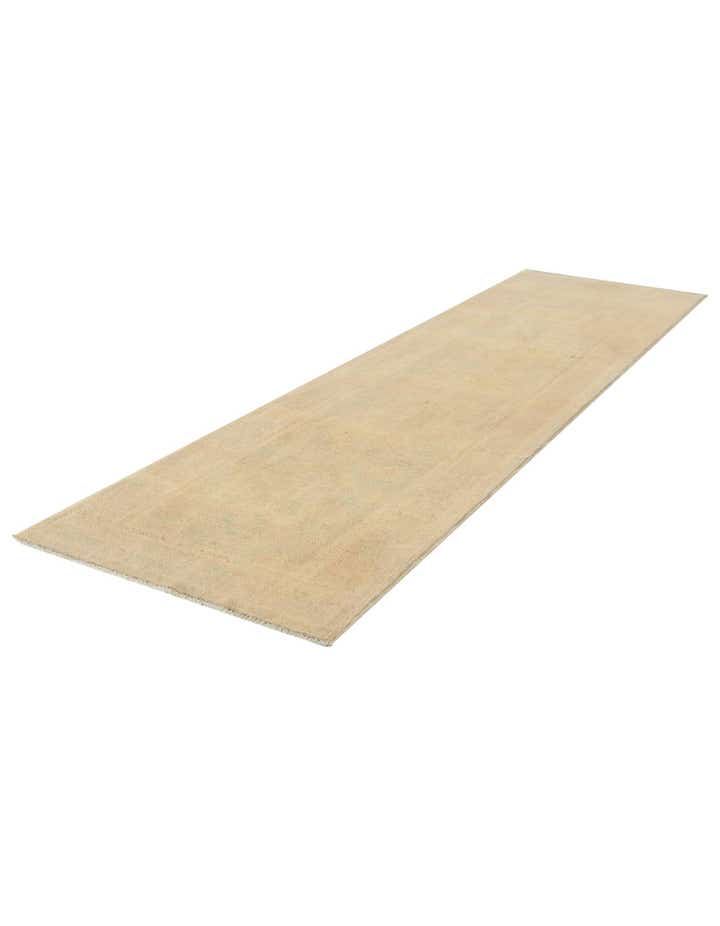 2' 7 x 9' 7 Hand Knotted Oushak Wool Runner Rug