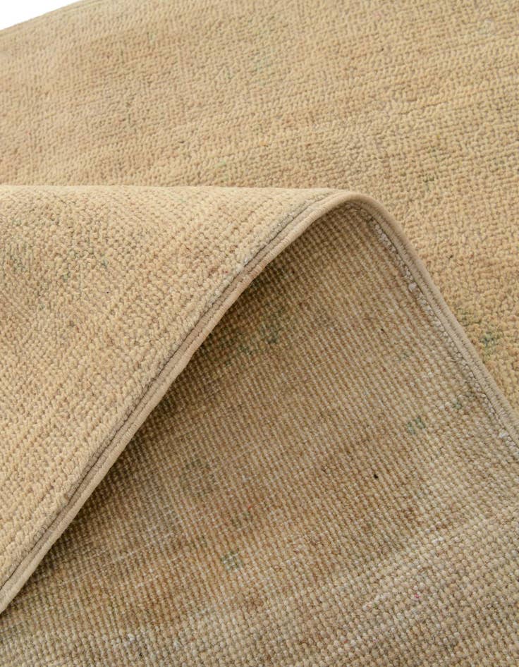 Detail image of 2' 7 x 9' 7  Hand Knotted Oushak Wool Runner Rug